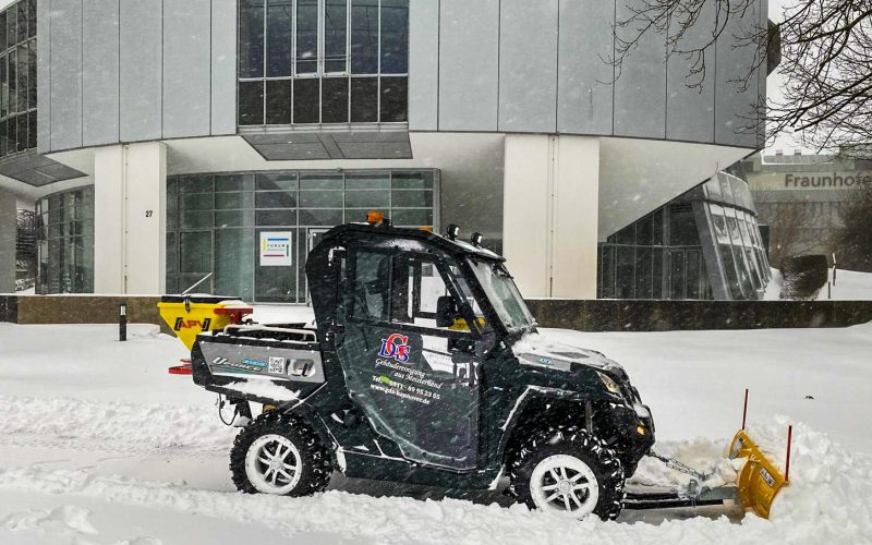 Foto GDS GmbH Hannover beim Winterdienst